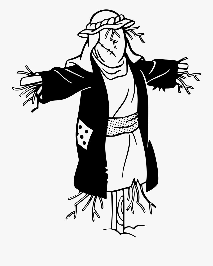 Scarecrow 3 Clip Arts - Orang Orangan Sawah Vector, Transparent Clipart