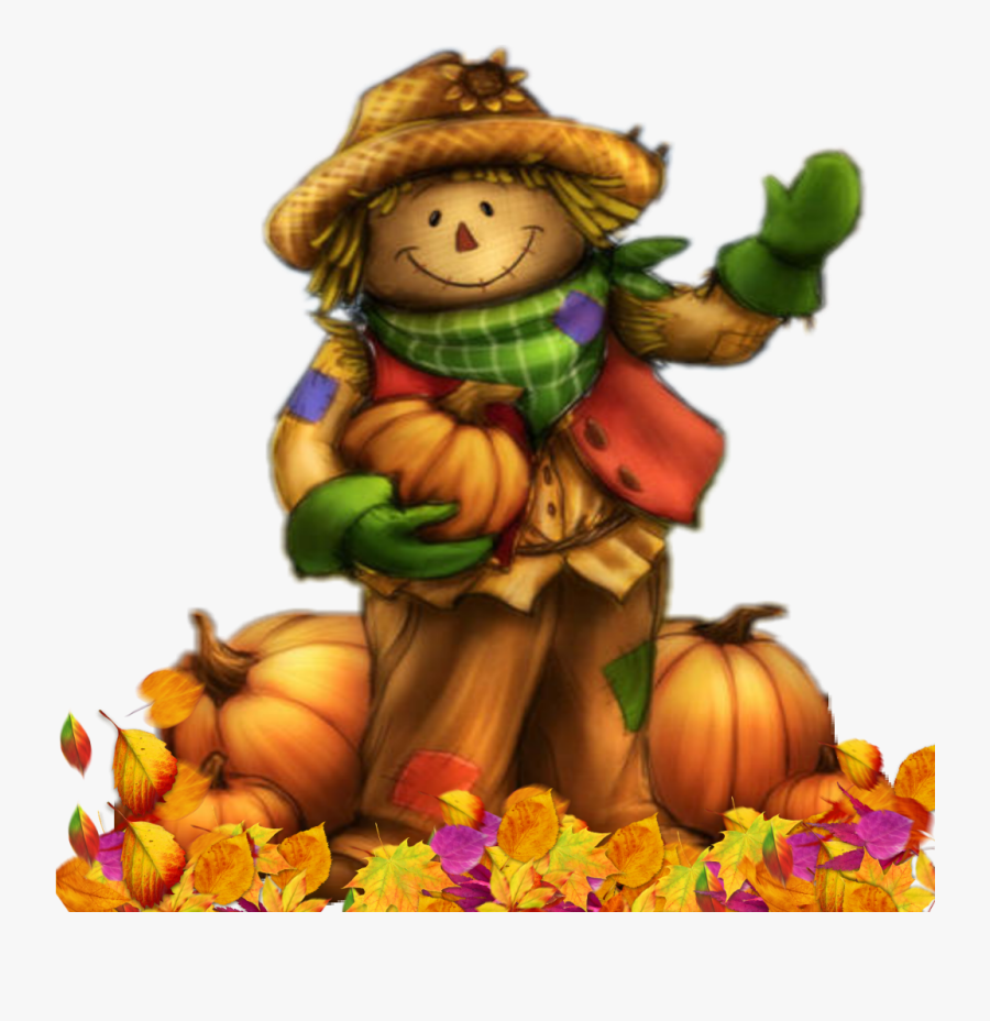 Transparent Scarecrow Png - Fall Scarecrow, Transparent Clipart