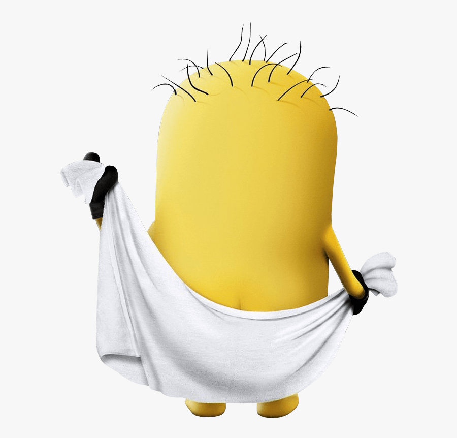 Minion Towel Clip Arts - Minion In Towel, Transparent Clipart