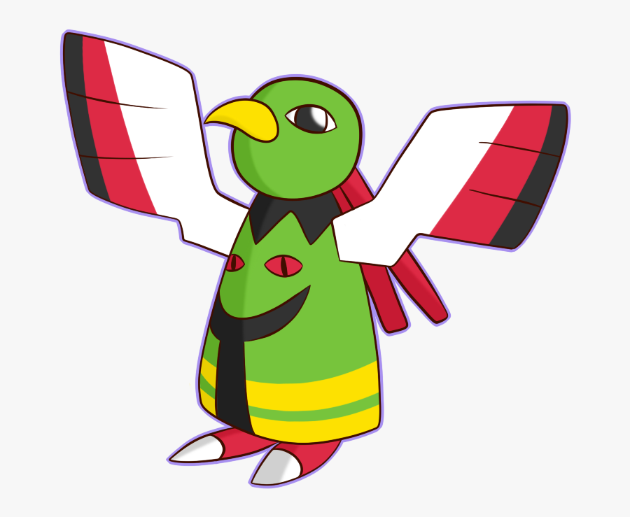 Pokemon Clipart Flying - Green Flying Type Pokemon, Transparent Clipart