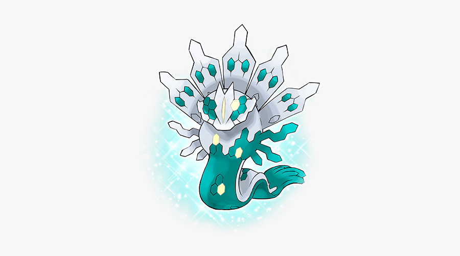 Instead Of Black And Lime Green, The Shiny Zygarde - Pokemon Shiny Zygarde Gx Box, Transparent Clipart