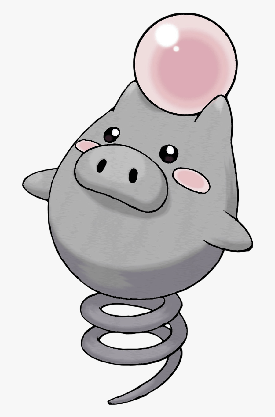 What On Earth Could Be Disturbing About This Cute "lil - Pokémon Spoink, Transparent Clipart