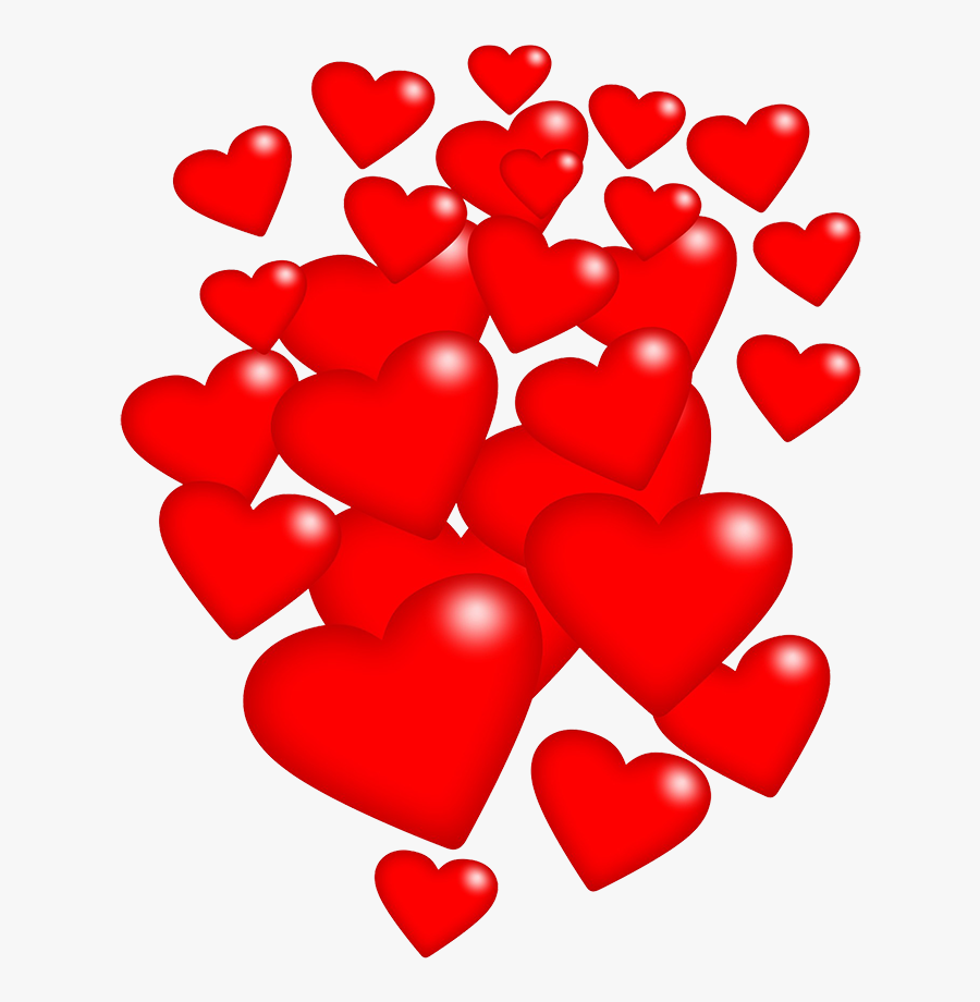 Lots Of Valentine Hearts - My Life My Daughter, Transparent Clipart