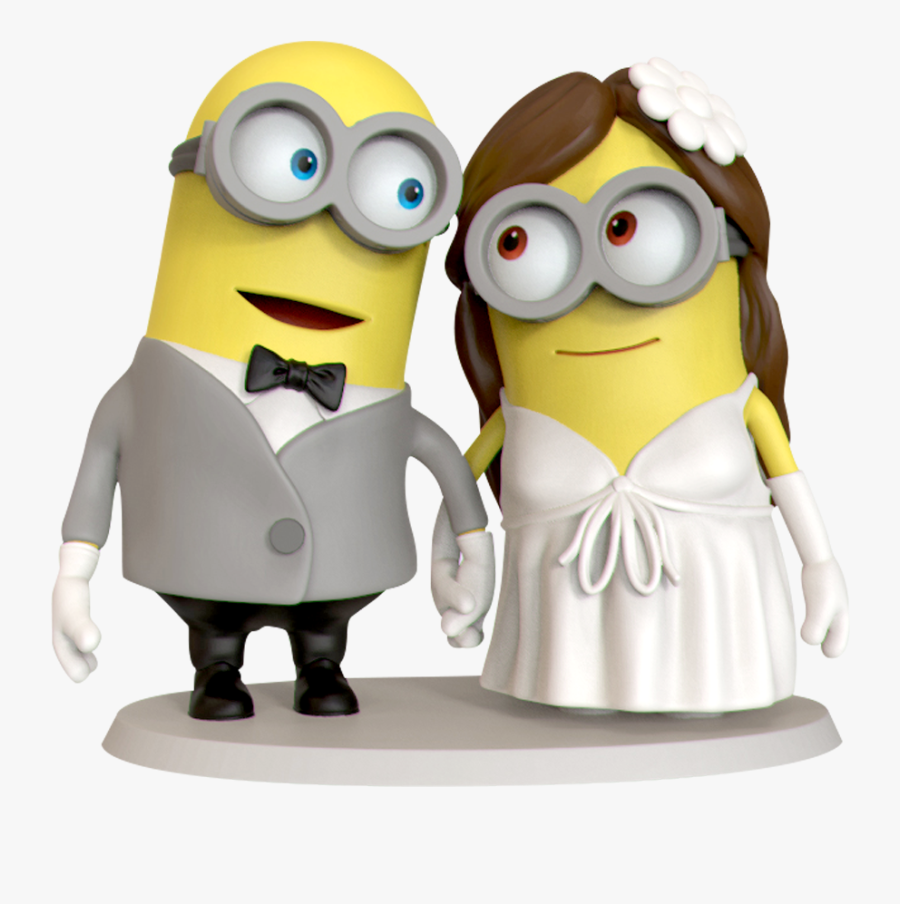 Happy Minions Png Download Image - Minion Wedding Png, Transparent Clipart