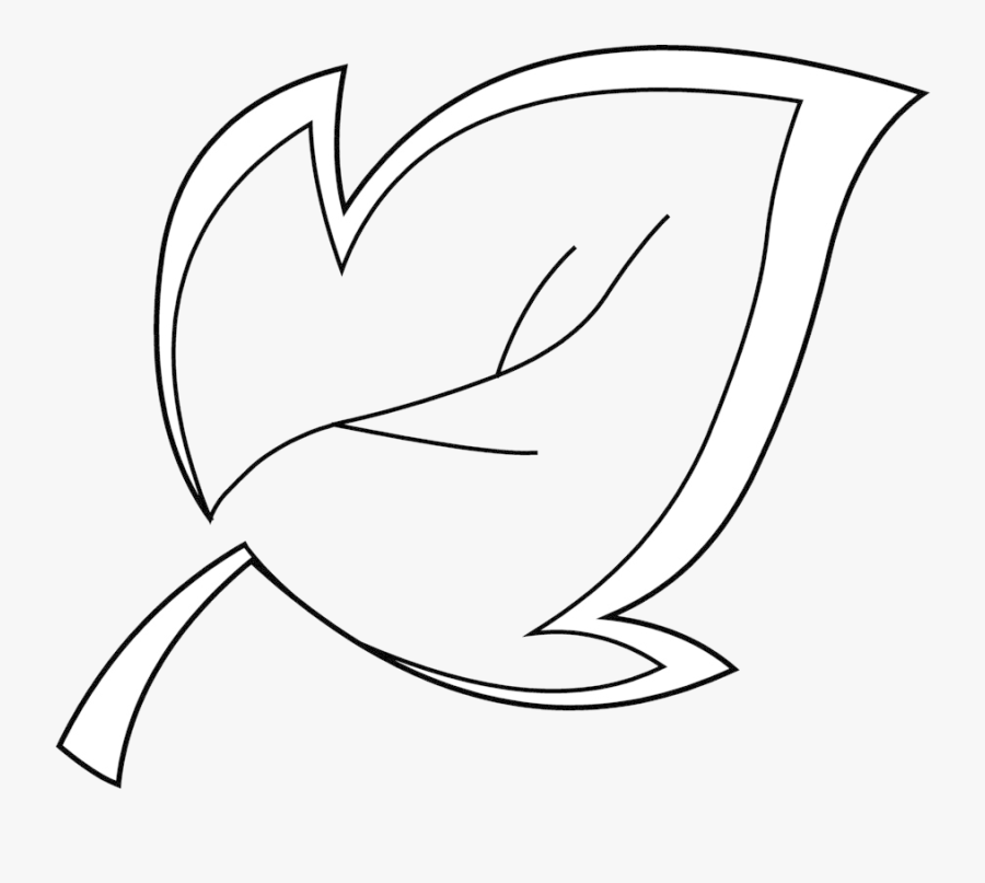 Leaf Outline Clip Art Black And White Clipartguru Transparent - Leaves White Clipart, Transparent Clipart