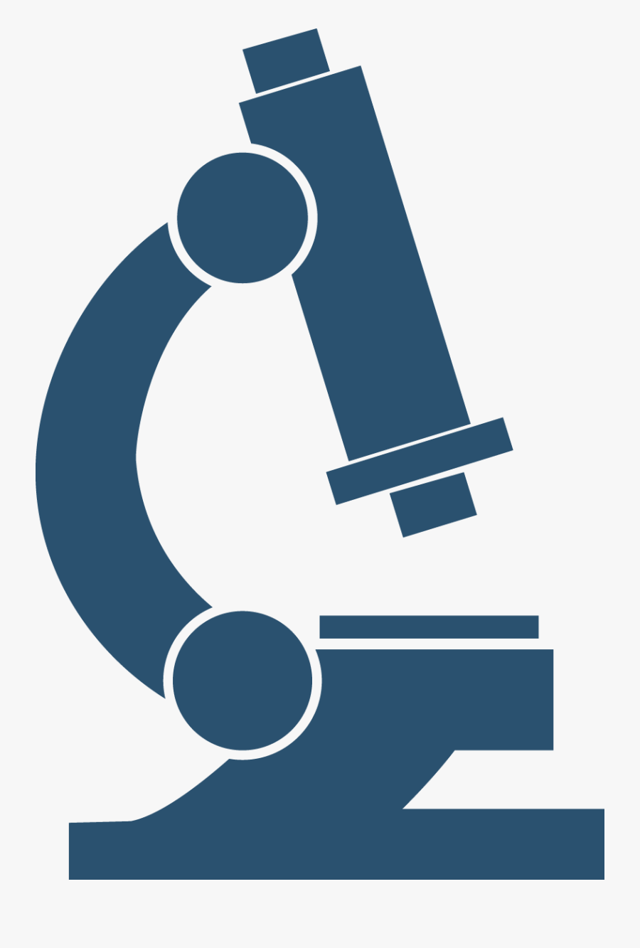 Clip Art Icon Transprent Png Free - Simple Black And White Microscope Clipart, Transparent Clipart