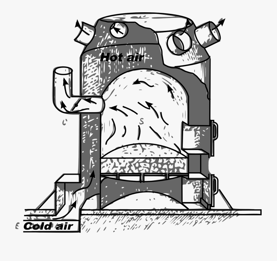 Heating Oven Stove Heat Free Picture - Furnace Clipart Transparent, Transparent Clipart