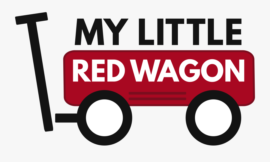 My Little Red Wagon, Transparent Clipart