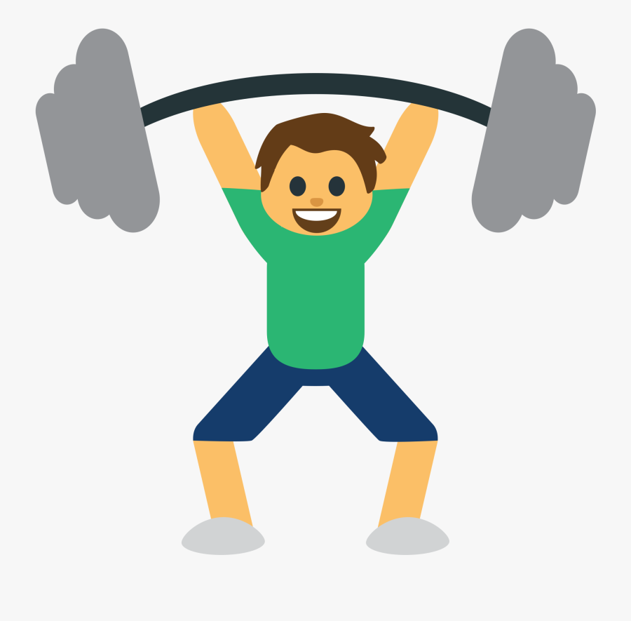 Barbell Clipart File - Weights Cartoon Png, Transparent Clipart