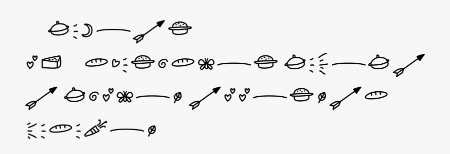 Clip Art Butter Font, Transparent Clipart