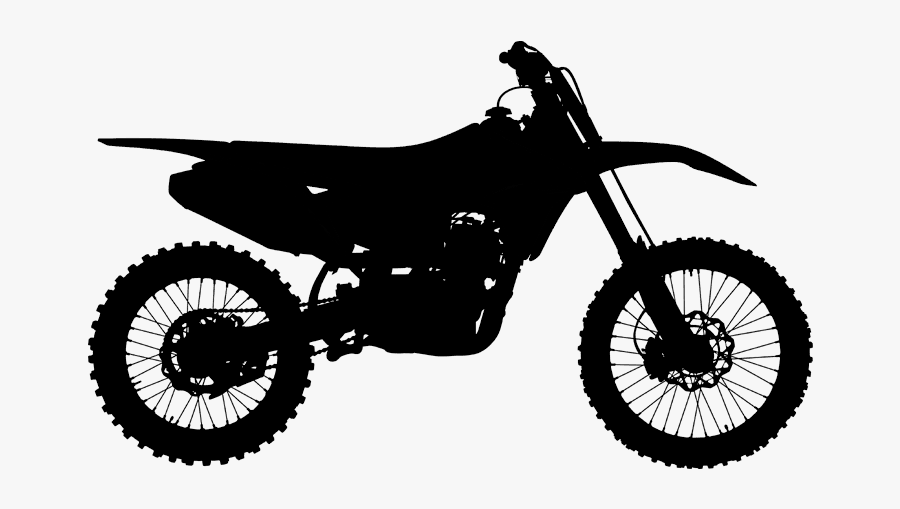 Transparent Motorcycle Silhouette Png - Dirt Bike Silhouette Vector, Transparent Clipart