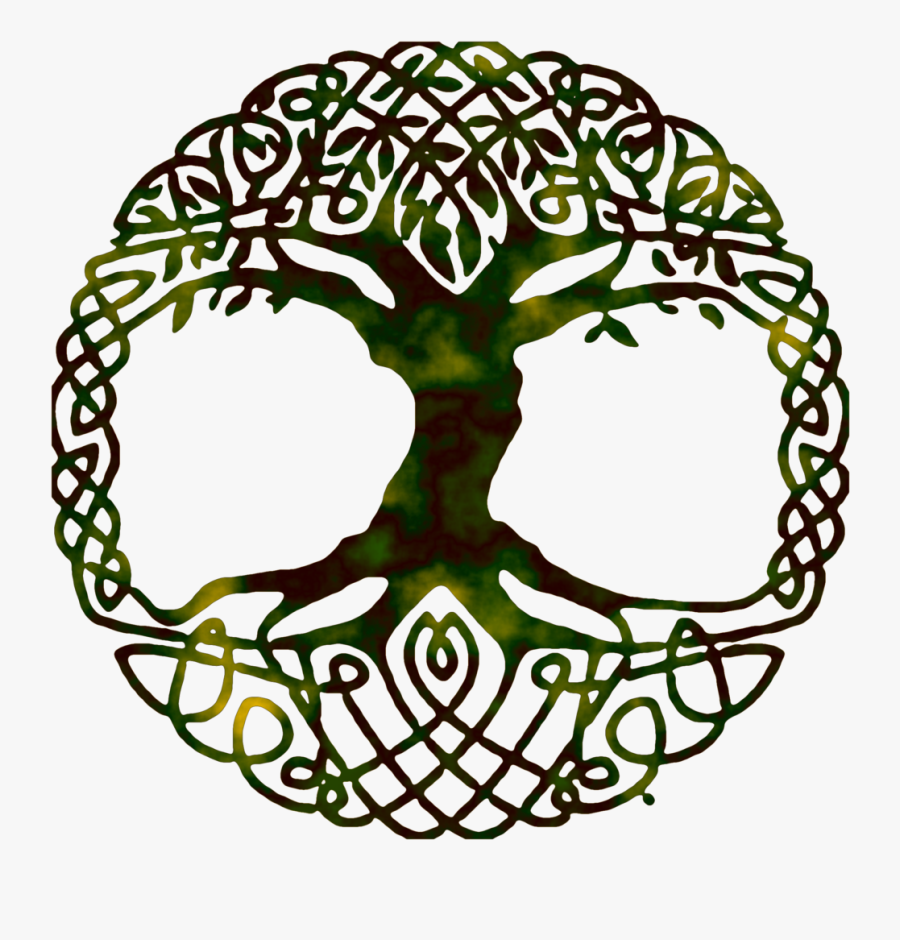 Life Of Symbol Tree Yggdrasil World Gospel Clipart - Yggdrasil The World Tree Symbol, Transparent Clipart