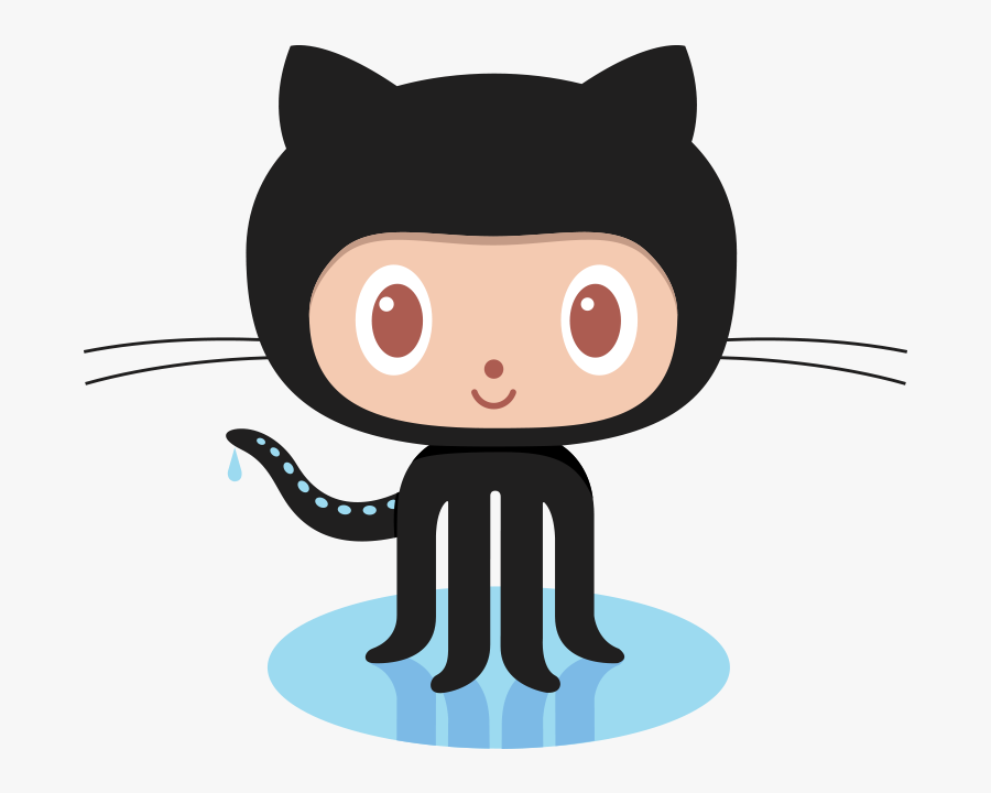 Github Octocat, Transparent Clipart