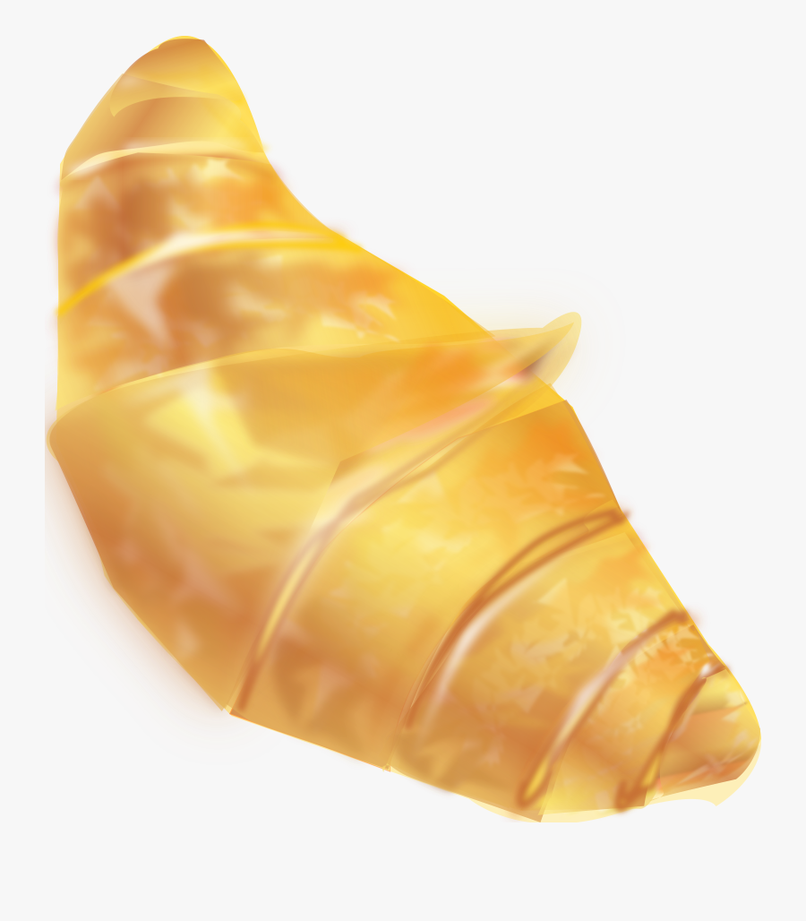 Free Vector French Butter Croissant Clip Art - French Food Clip Art, Transparent Clipart