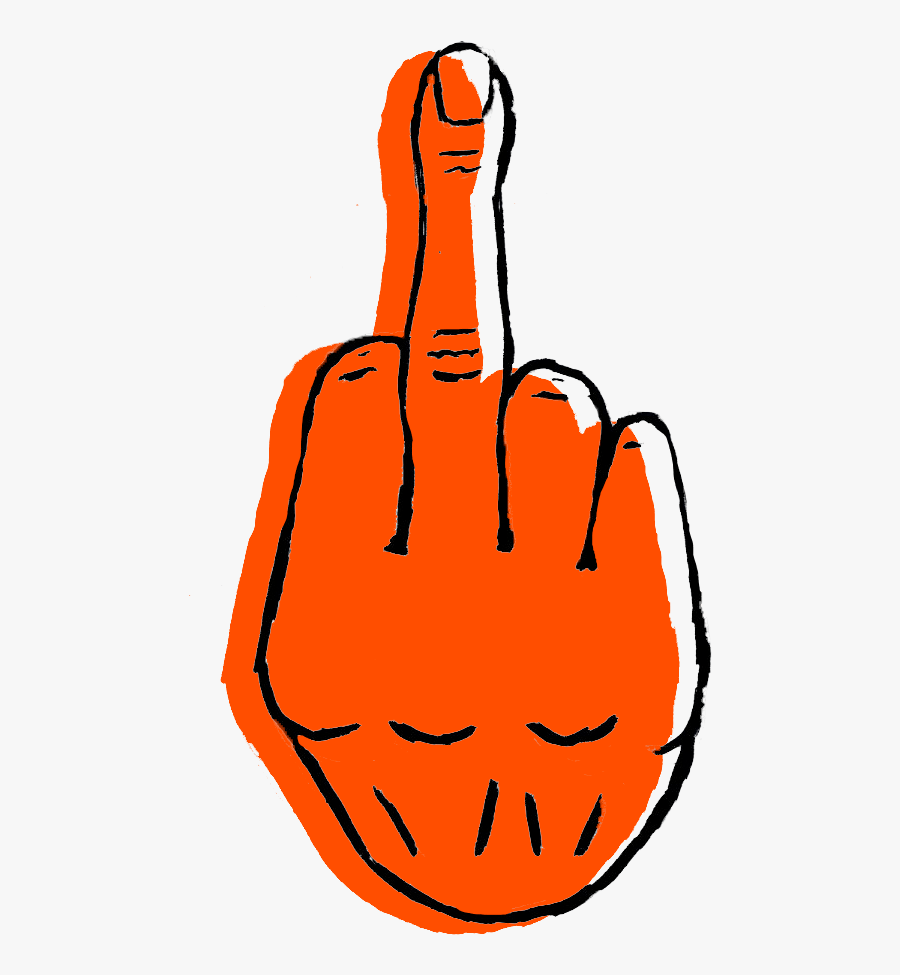 Middle Finger Hd, Transparent Clipart