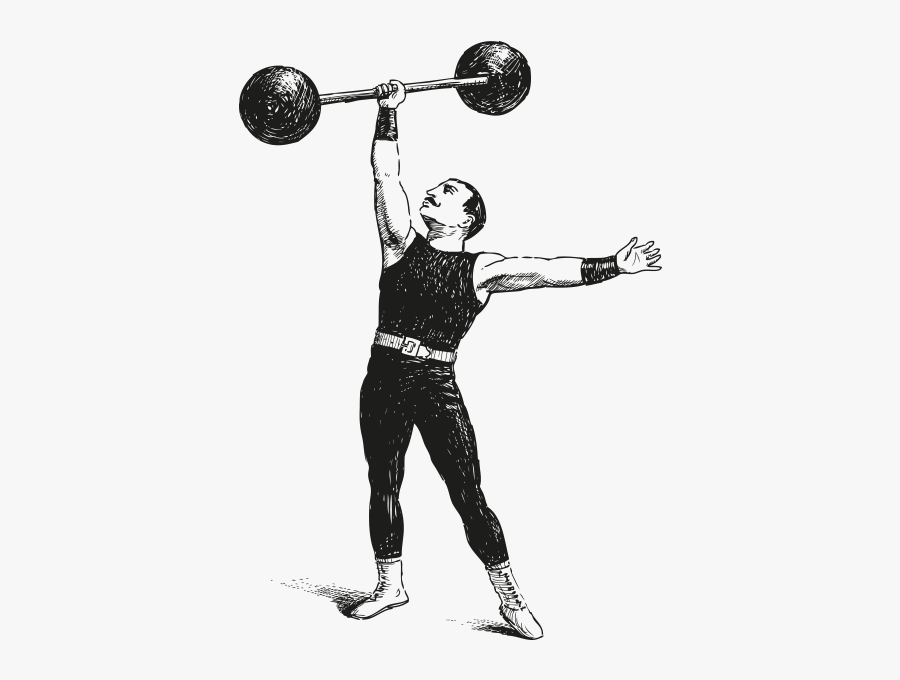 Dumbbell Clipart Olympic Barbell - Weight Lifting Circus, Transparent Clipart