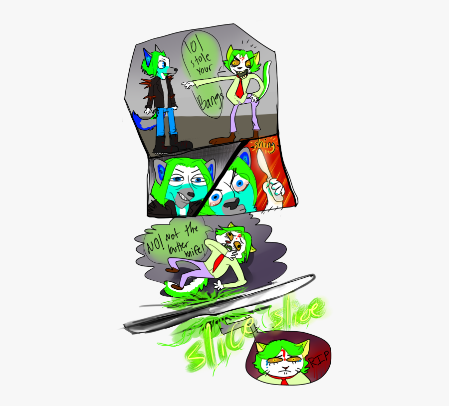 Butter Knife"d - Cartoon - Cartoon, Transparent Clipart