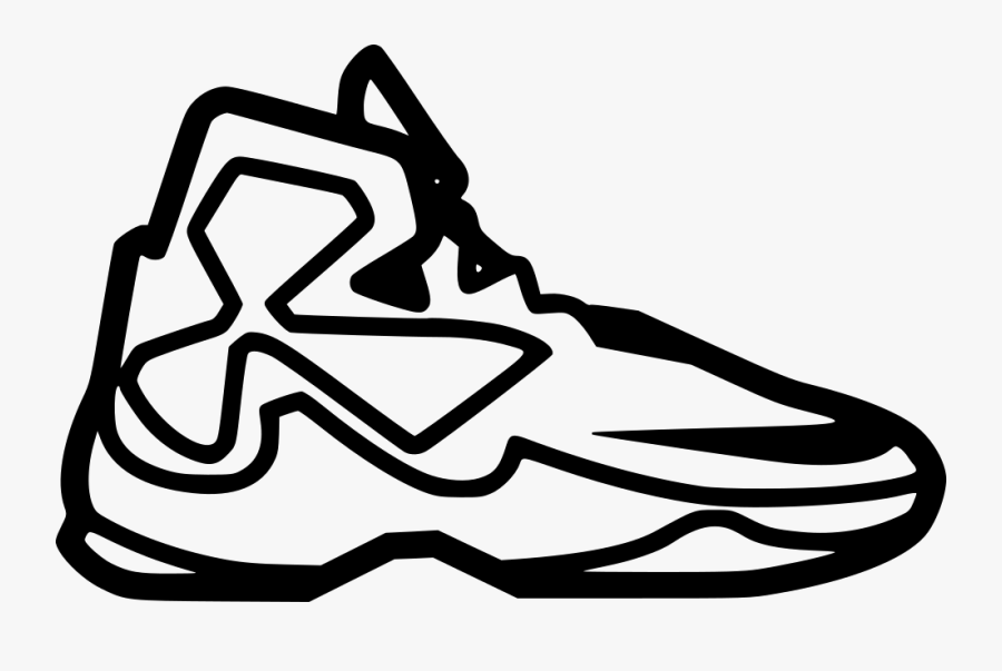 Lebron James Shoes Drawing, Transparent Clipart
