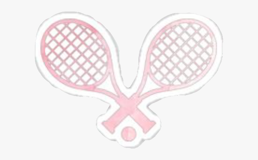 Tennis Racket Sports Freetoedit - Cute Light Blue Stickers, Transparent Clipart