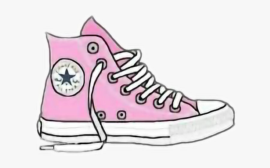 Transparent Tennis Shoes Clipart - Converse Clipart, Transparent Clipart