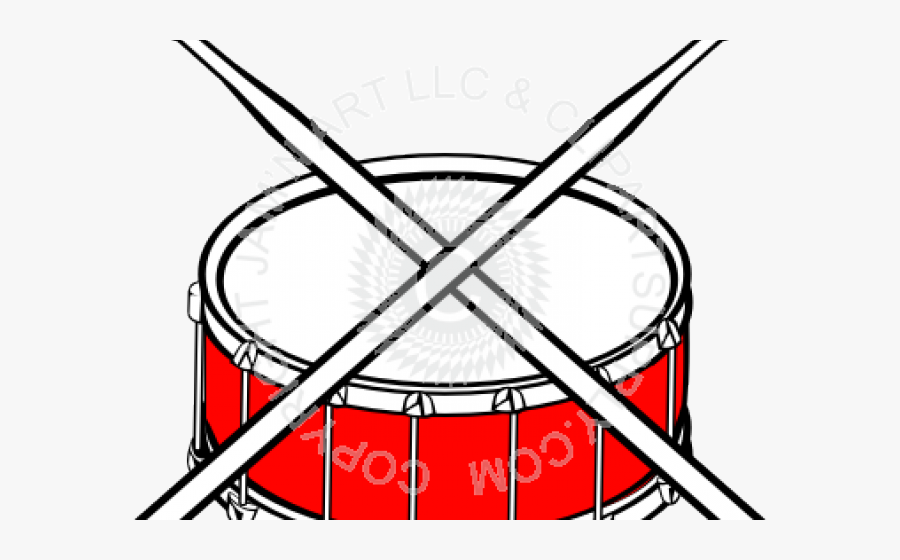 Drum Clipart Draw - Marching Band Drum Clipart, Transparent Clipart