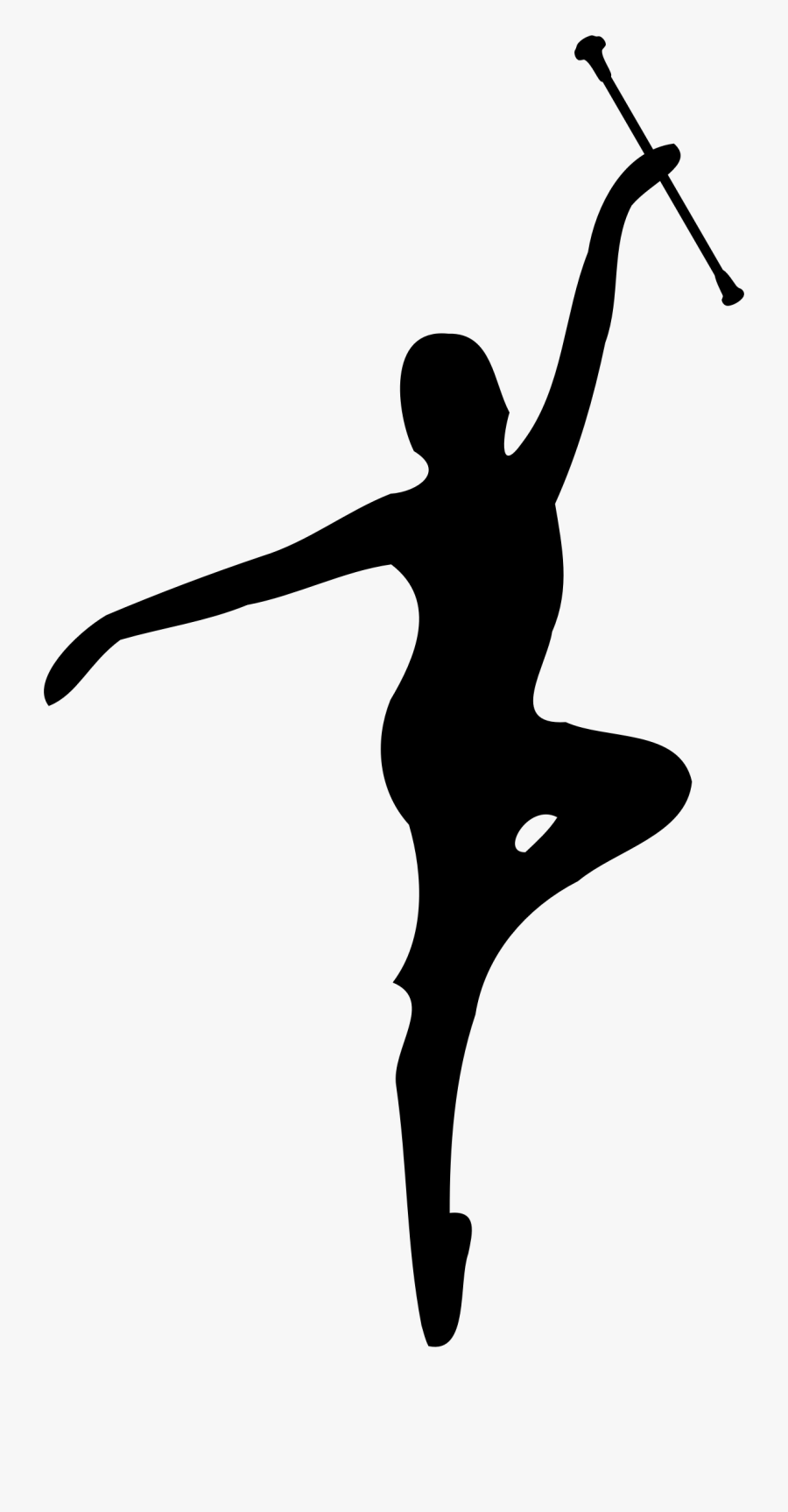 Clip Art Silhouette Big Image Png - Majorettes Silhouette, Transparent Clipart