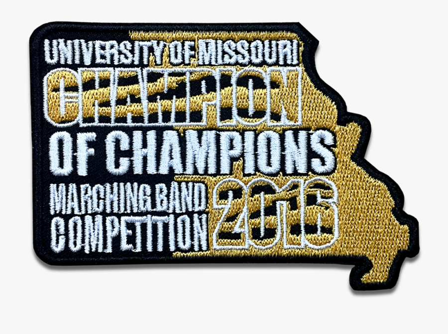 2016 Um Champion Of Champions Marching Band Competition - Label, Transparent Clipart