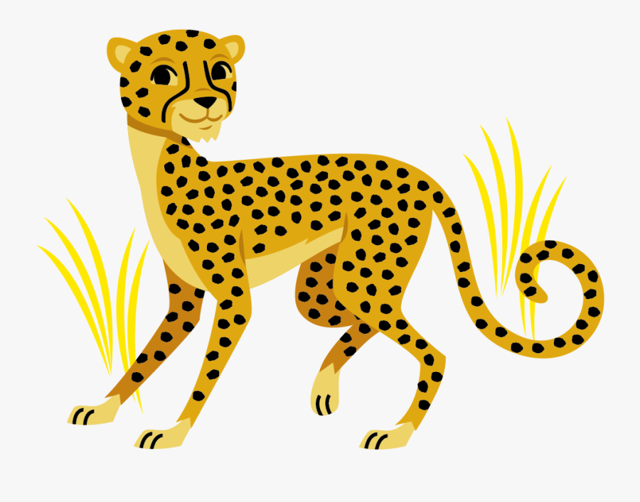 Cheetah, Transparent Clipart