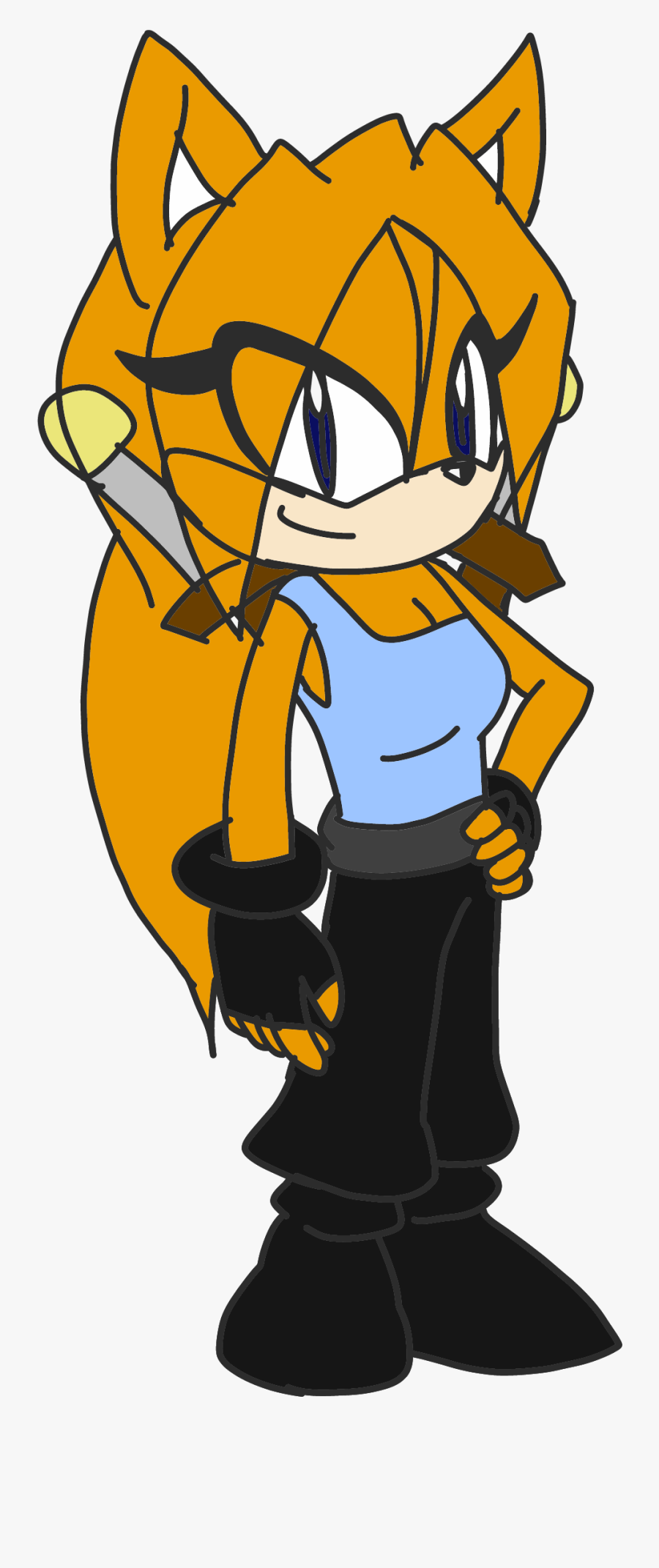 Sonic Fan Characters Wiki - Cartoon, Transparent Clipart