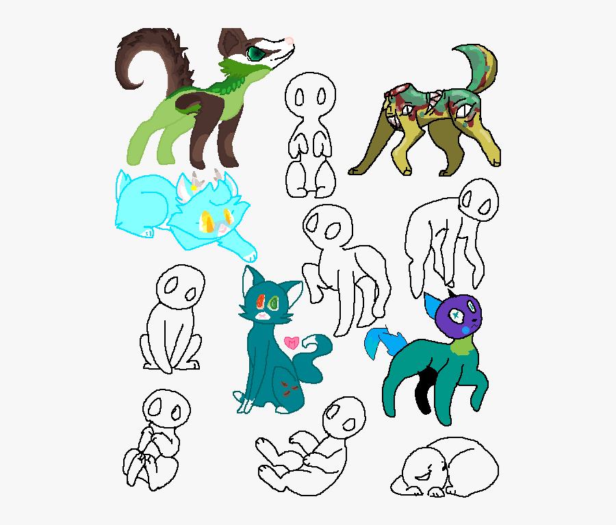 Drawn Pictures Of Warrior Cats, Transparent Clipart