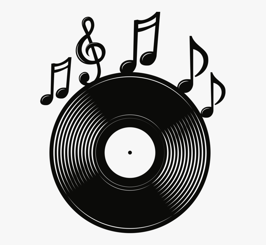 Circle,gramophone Record,music - Müzik Logo, Transparent Clipart