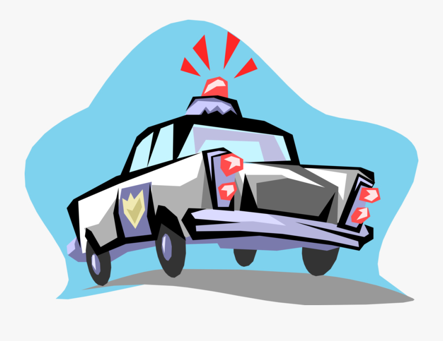 Police Cruiser In Pursuit, Transparent Clipart