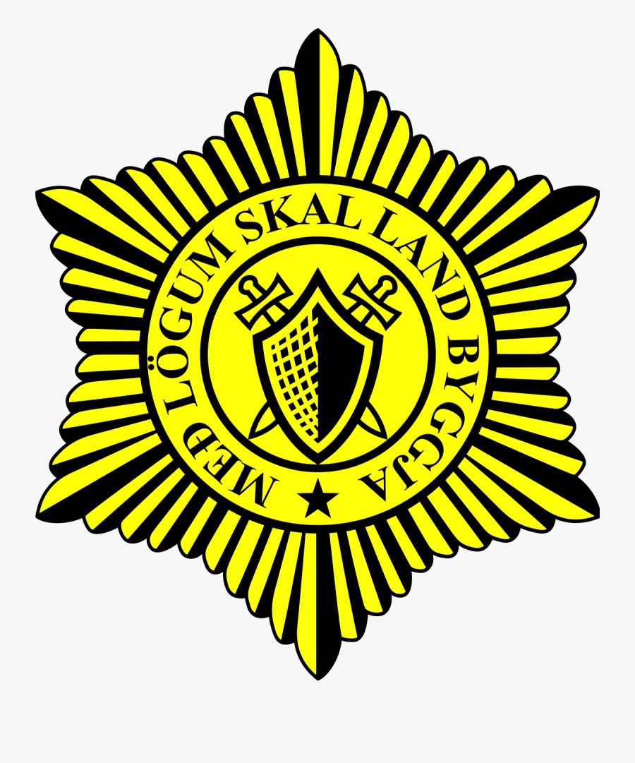 Iceland Police Logo, Transparent Clipart