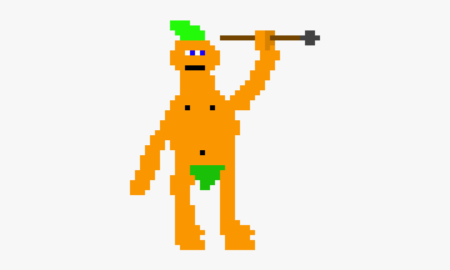 Native American Pixel Art, Transparent Clipart