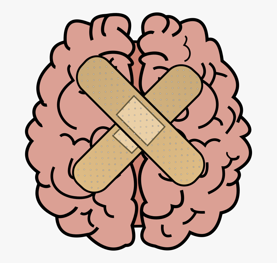 Brain Fix - Brain Clip Art Black And White, Transparent Clipart