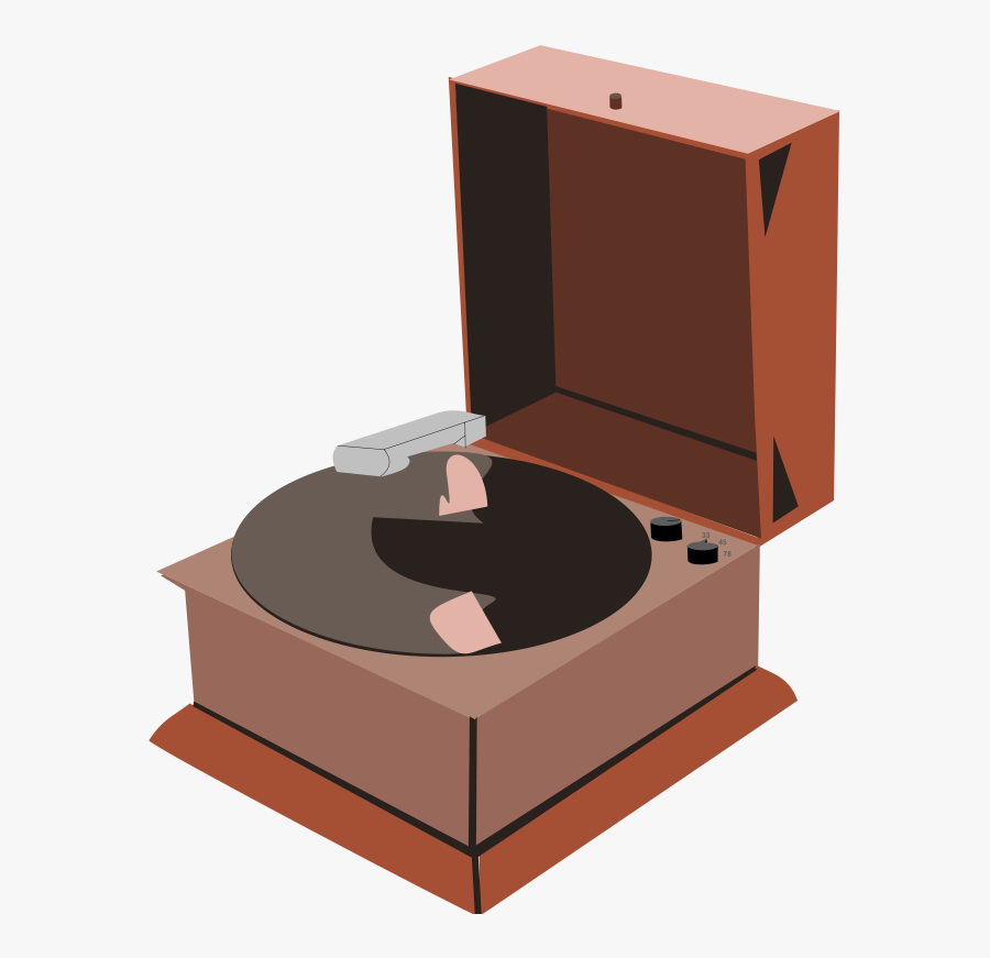 Svg Library Library Record Player Clipart - Old Record Player Clipart , F.....