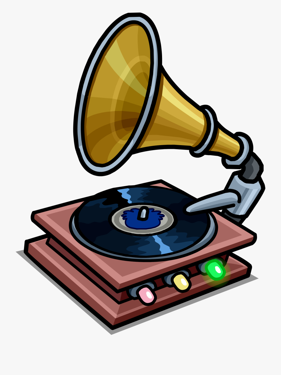 Transparent Phonograph Clipart - Record Player Clipart Transparent Background, Transparent Clipart