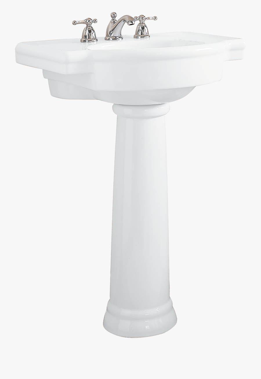 Retrospect 27 Inch Pedestal Sink - Bathroom Sink Side Png, Transparent Clipart