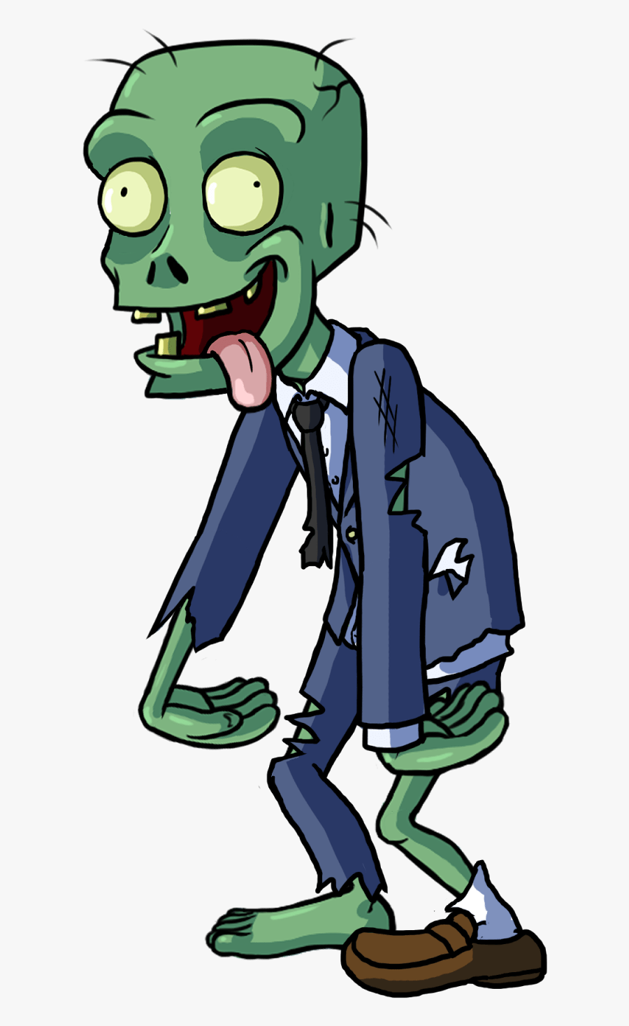 Thumb Image - Zombie Cartoon Transparent Background, Transparent Clipart