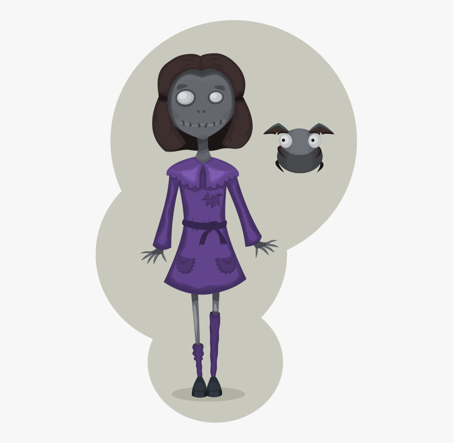 Free Zombie Clipart Vectors Download Free Vector Art - Scary Girl Clipart, Transparent Clipart