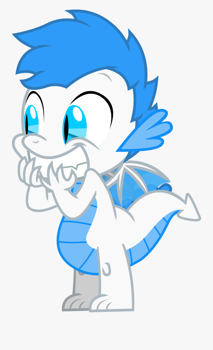 Blue Dragon Clipart Sky Blue - Cartoon, Transparent Clipart