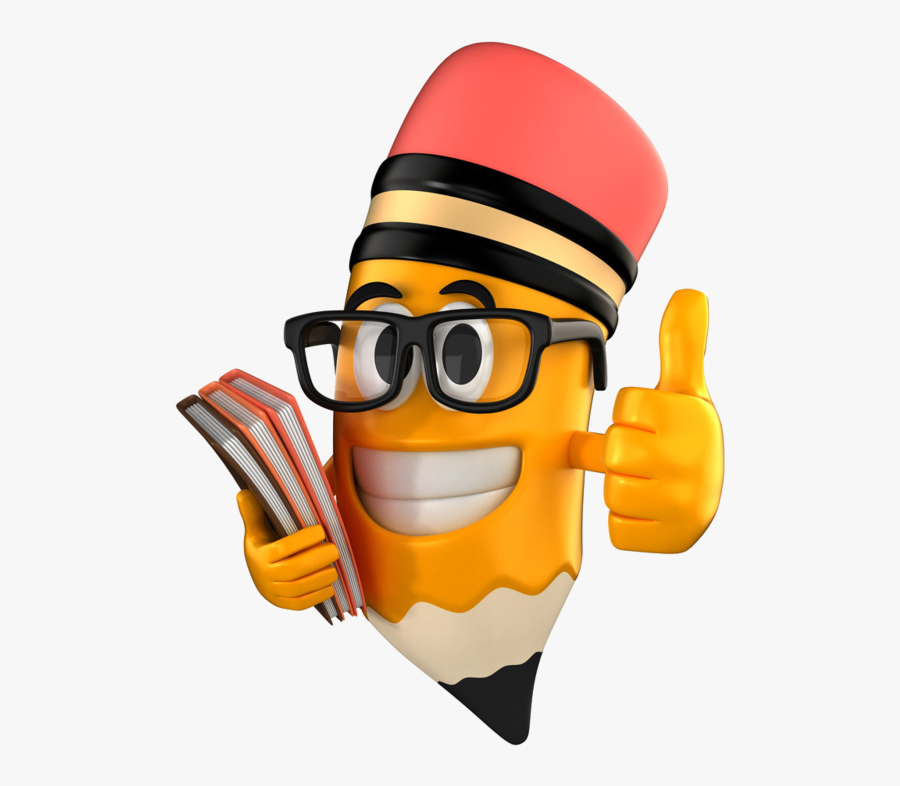 Books And Pencil Clipart Png, Transparent Clipart