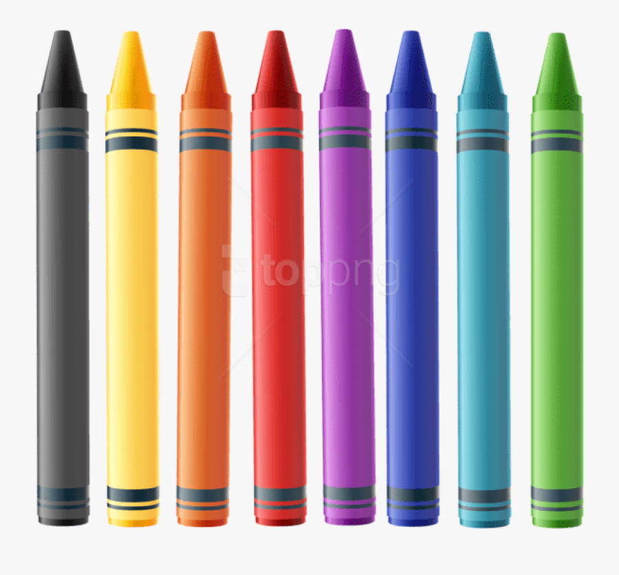 Crayon Clipart Png - Transparent Background Crayons Clipart, Transparent Clipart