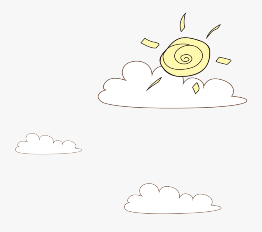 #ftestickers #clipart #sky #clouds #sun #cute - Illustration, Transparent Clipart