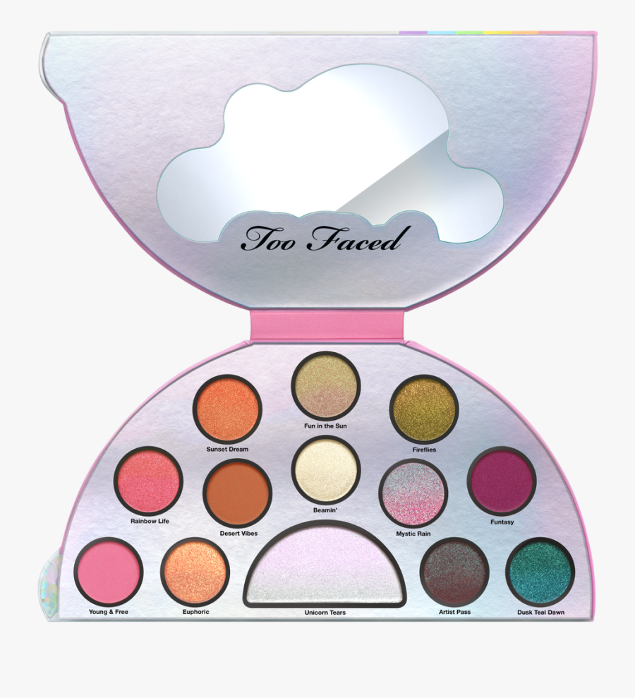 Clip Art Crayon Palette - Too Faced Life's A Festival Palette, Transparent Clipart