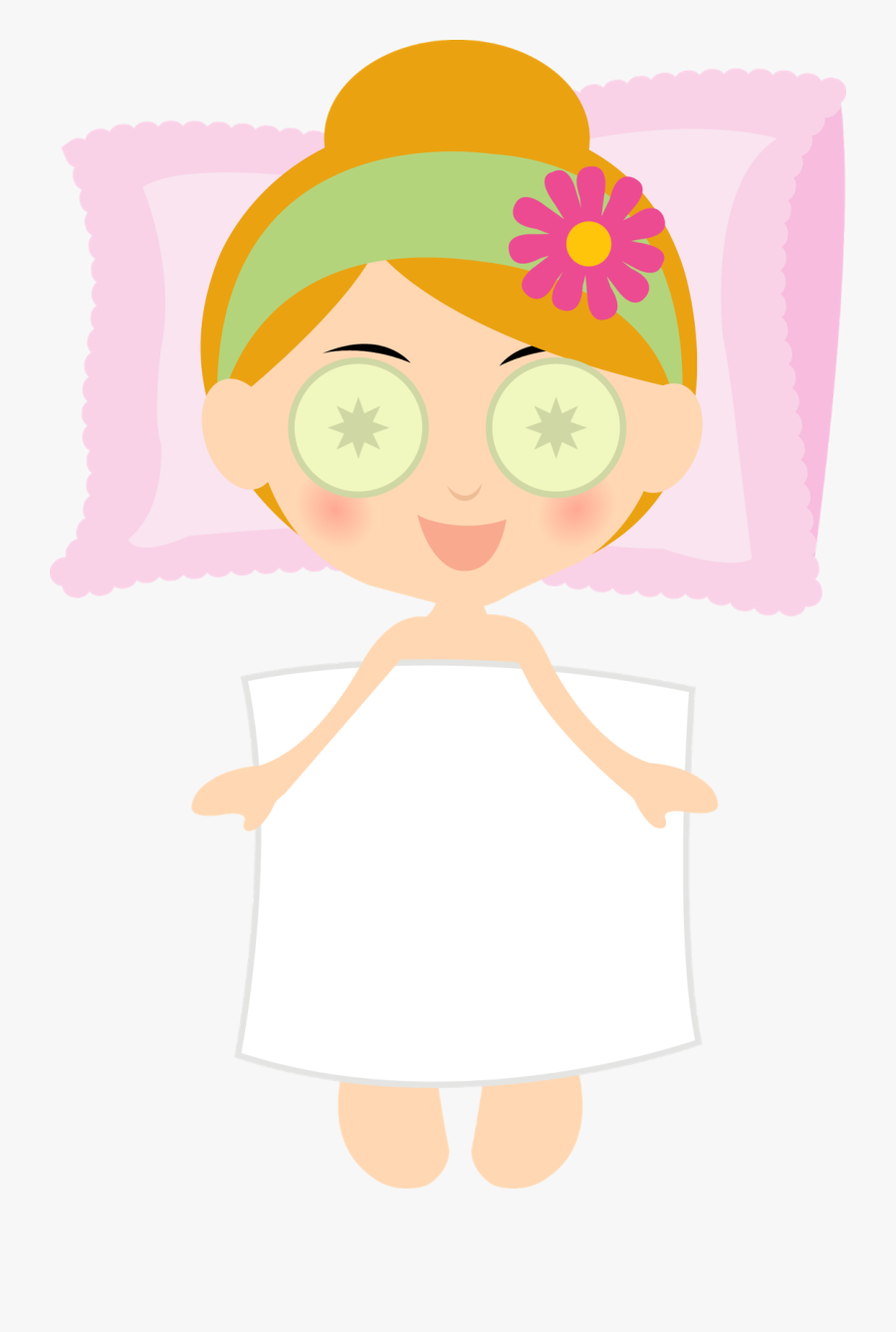 80% Off Sale Spa Girls Party Clipart For Scrapbooking, - Spa Day Clipart, Transparent Clipart