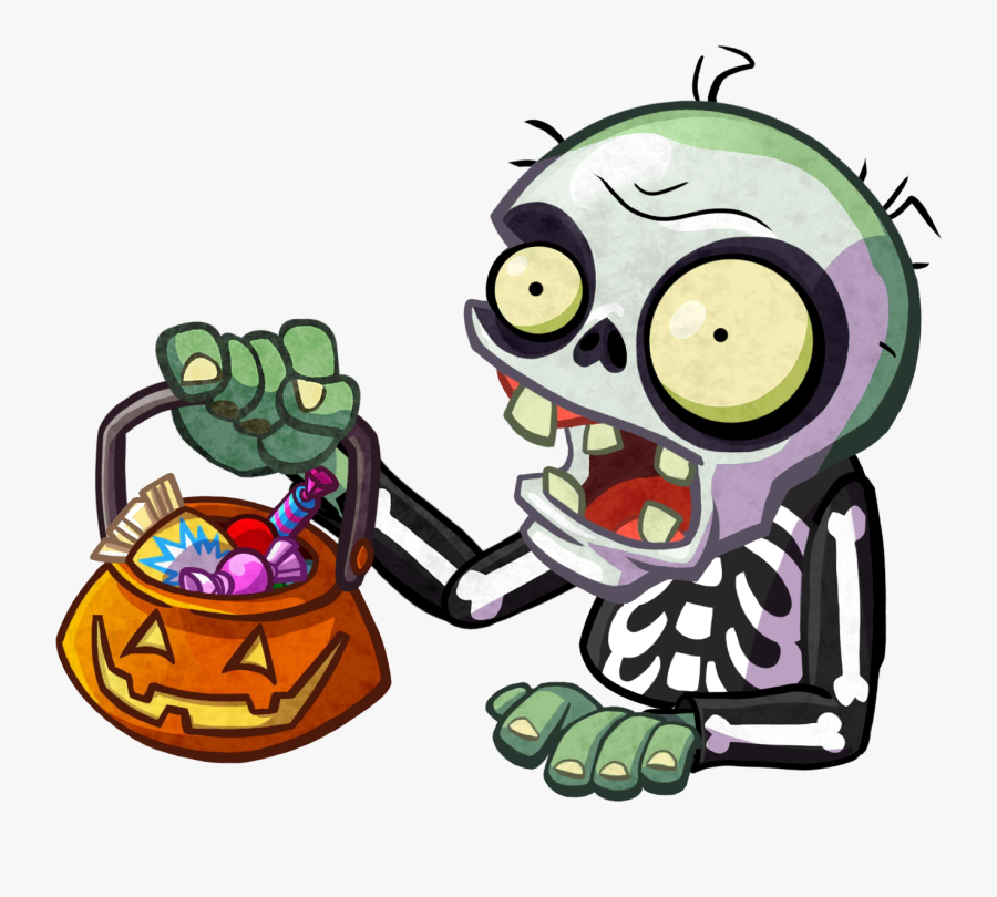Trick Or Treater Plants - Zombies Vs Plantas Hd, Transparent Clipart
