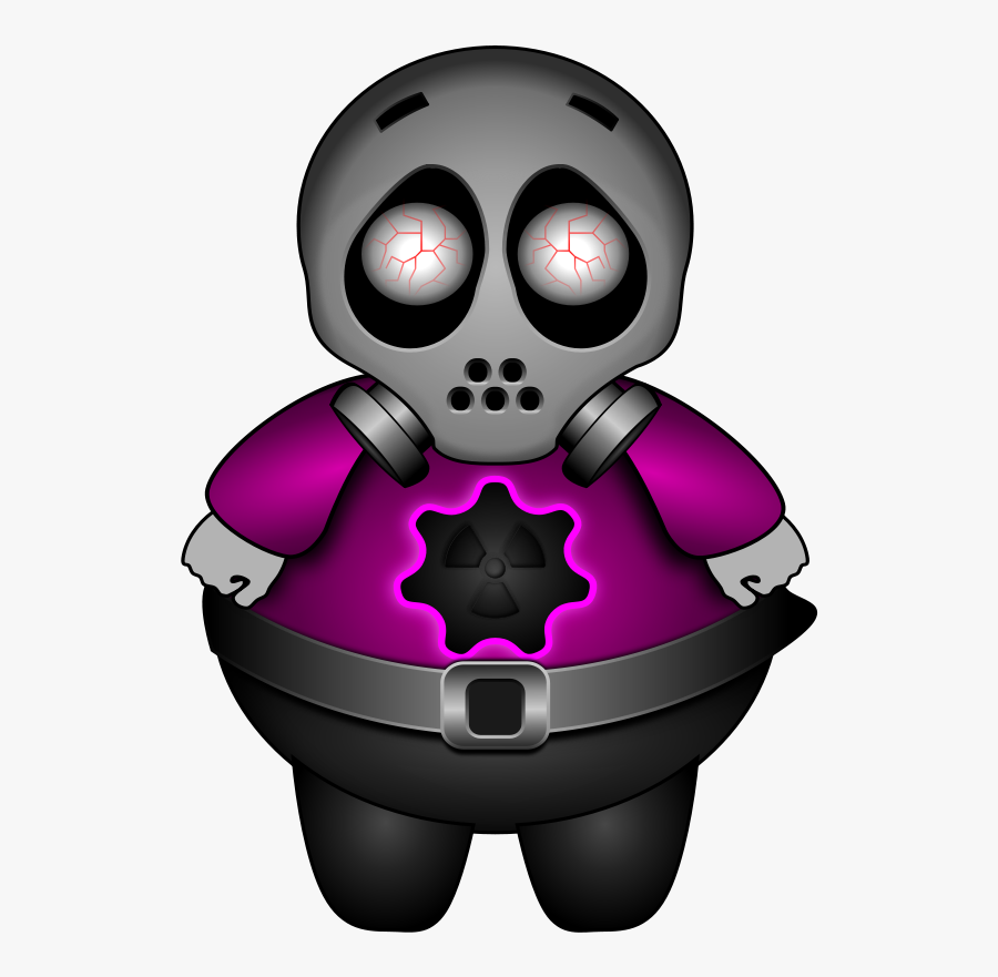 All Over Print Tote Bag - Cartoon Boy With Gas Mask, Transparent Clipart