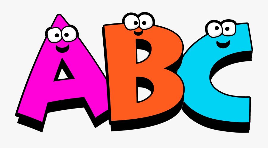 Alphabet Song Child English Alphabet - Abc Clip Art With Child, Transparent Clipart