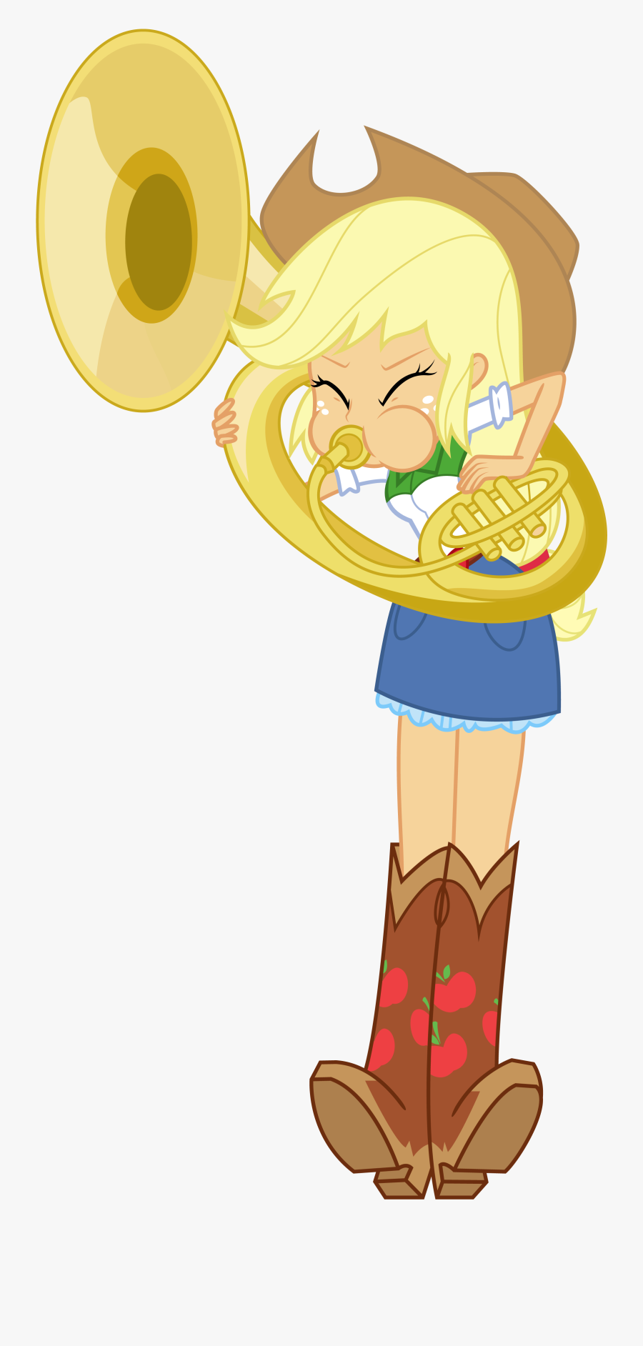 Applejack Boots, Transparent Clipart